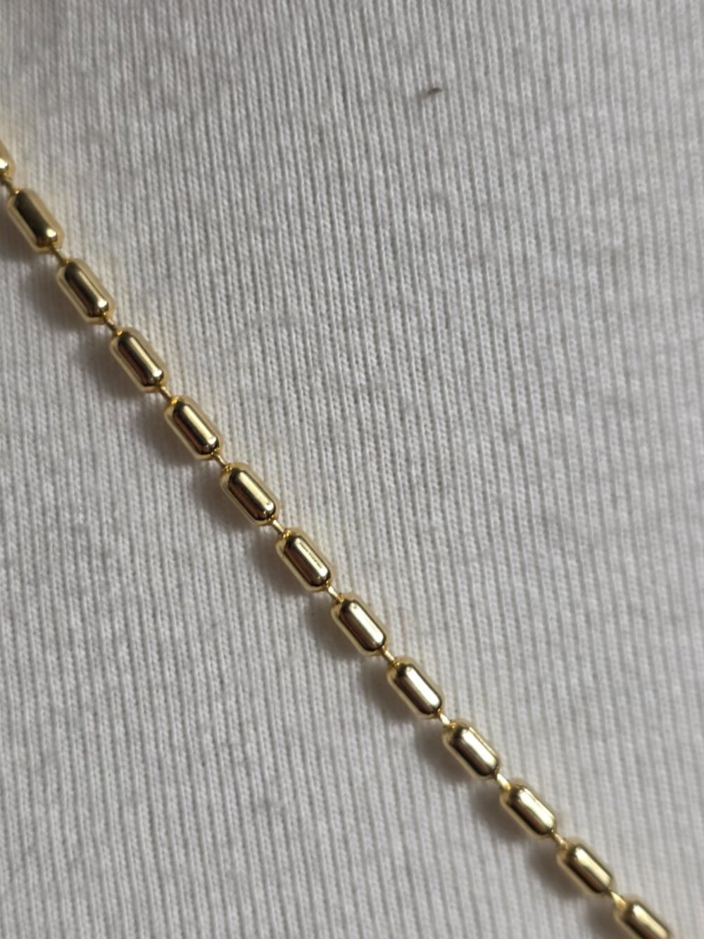 Soho Designs Gold Tone Pendant Necklace Centered Pearl & Beaded Style Chain - Picture 7 of 8